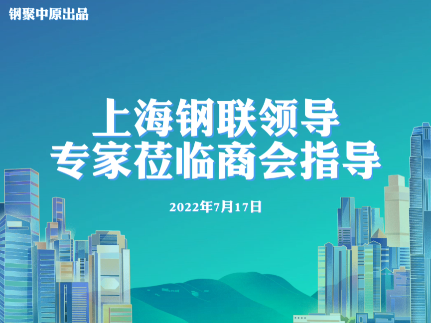 上海钢联领导专家莅临商会指导