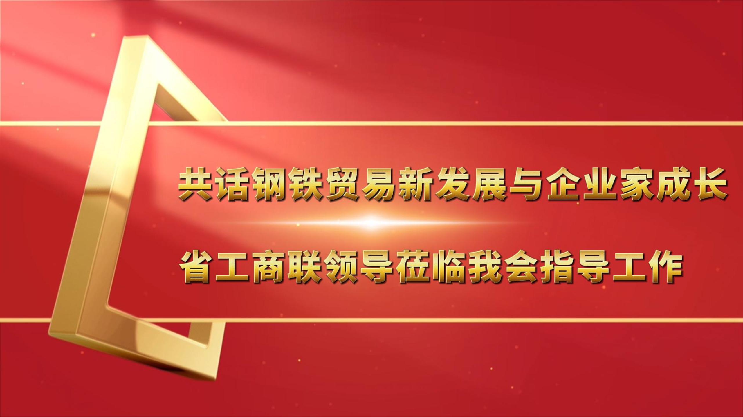 共话钢铁贸易新发展与企业家成长——省工商联领导莅临我会指导工作